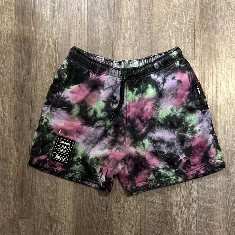 Legends Tie-Dye Shorts with Drawstring